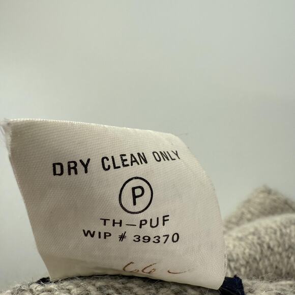 Woolrich Cardigan Sweater Womens XL Oatmeal Wool Patchwork Quilt Hearts Granny - Picture 8 of 11